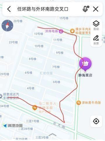 天津 西青仁居花园，这边的分布